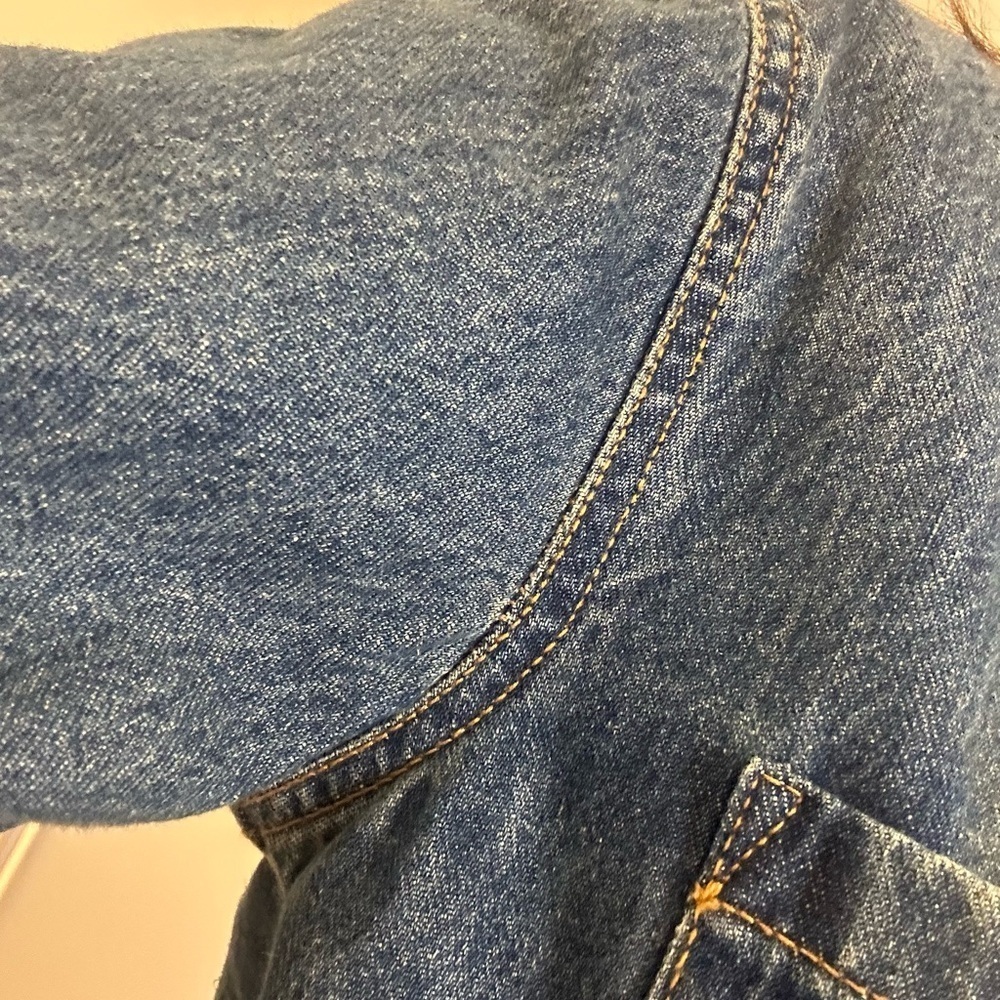 HELMUT LANG Women’s Painted Long Sleeves Denim Shirt Jacket BNWT - Picture 12 of 16